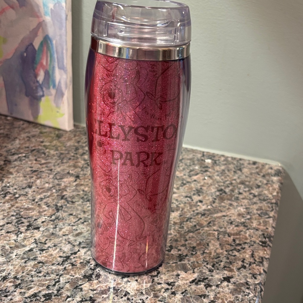 Jellystone Park Pink Sparkle Travel Tumbler